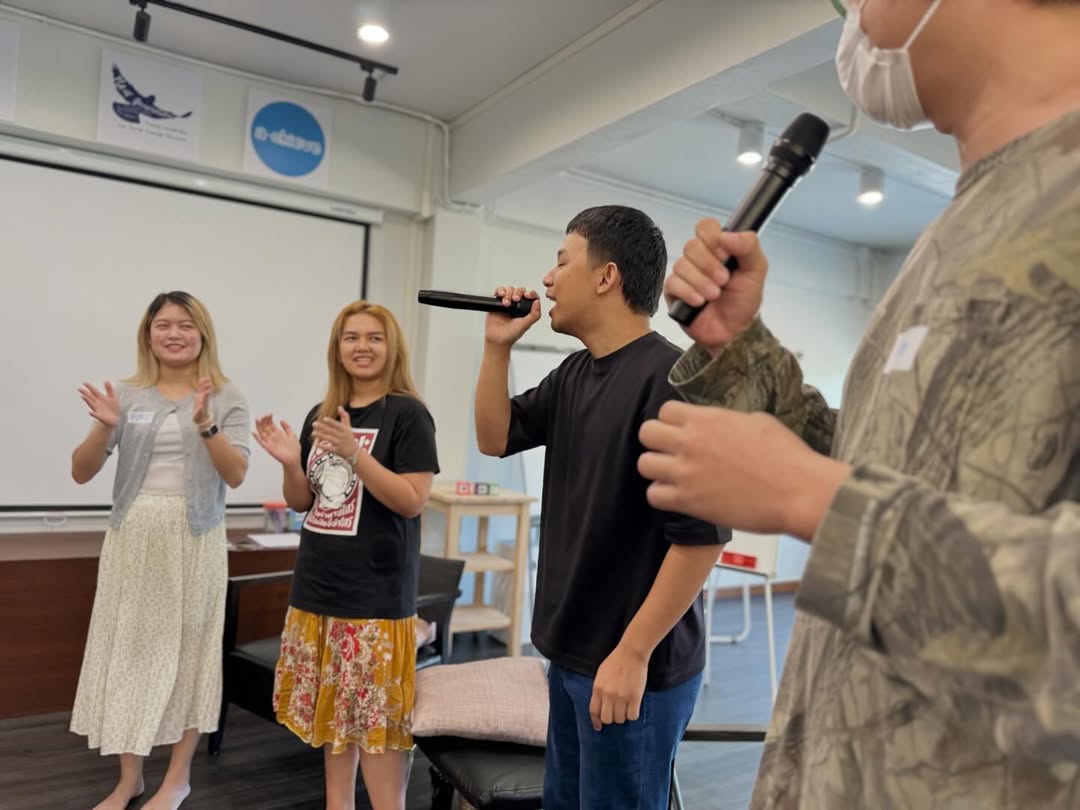 ภาพบรรยากาศเวิร์กช็อปเขียนเพลงกับแมงคาม — SYSI ร่วมกับ สสส. (2025)