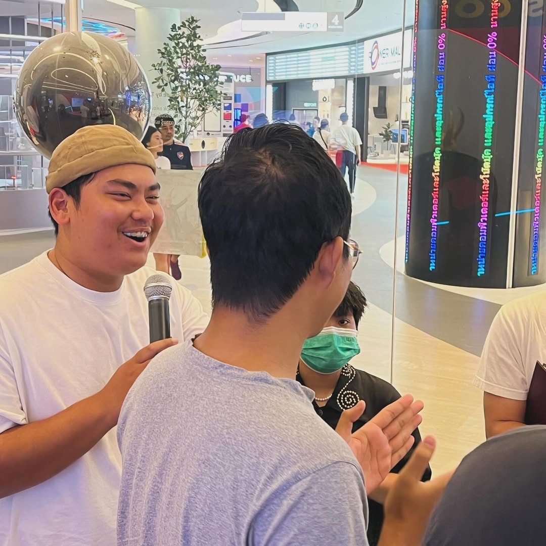 ภาพบรรยากาศเวิร์กช็อปเขียนเพลงกับแมงคาม — TikTok Creator House — Siam Paragon (2024)